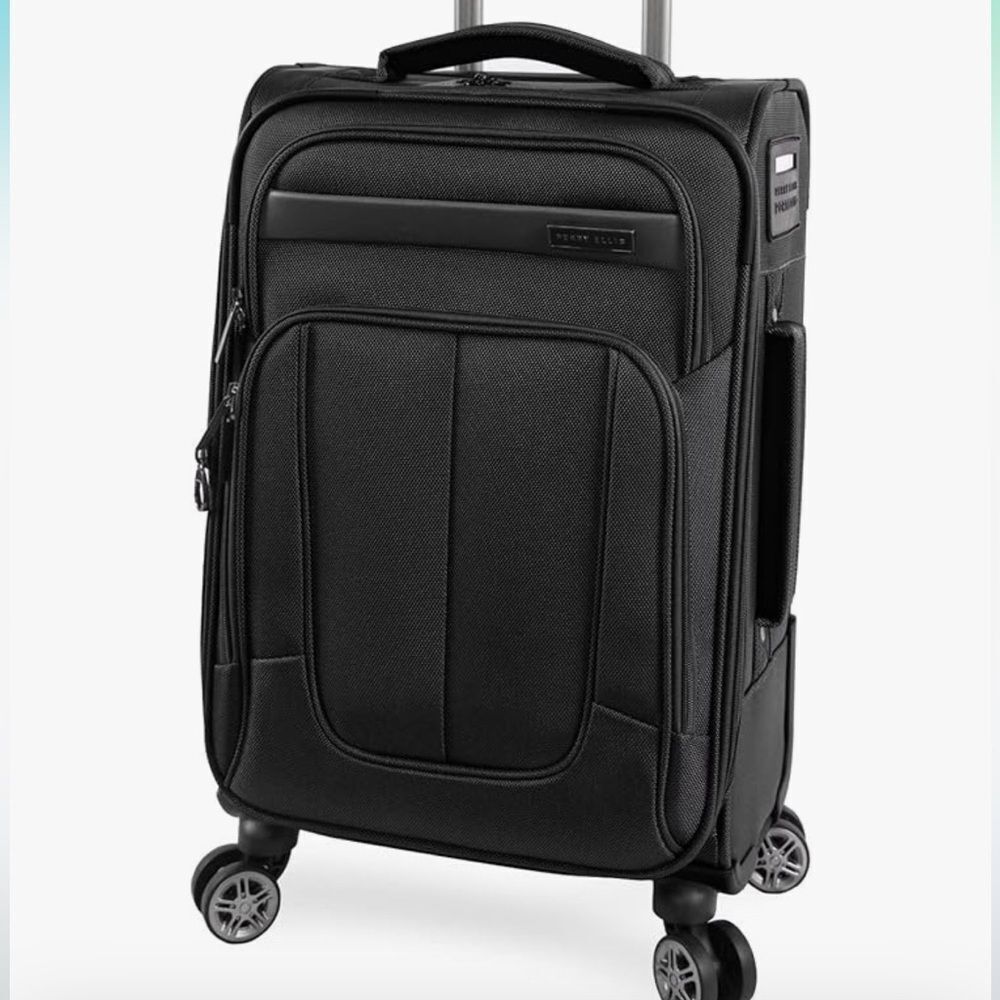 Perry Ellis 👍🏖️Charleston Lightweight Spinner Luggage, suitcase travel black